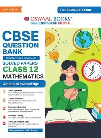 Oswaal CBSE Question Bank Class 12 Mathematics, Chapterwise and Topicwise Solved Papers For Board Exams 2025 - , Oswaal Editorial Board