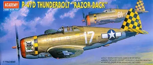 P-47 Thunderbolt Razorback - Academy