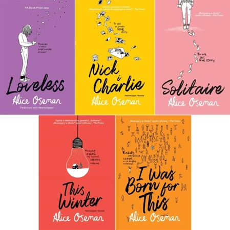 PAK 5x Alice Oseman This Winter +I Was Born + Loveless + Nowela + Solitaire - Alice Oseman