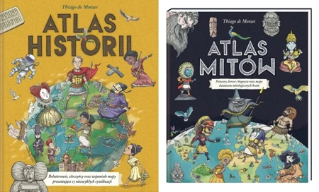 PAK Atlas historii + Atlas mitów Thiago de Moraes - Thiago de Moraes