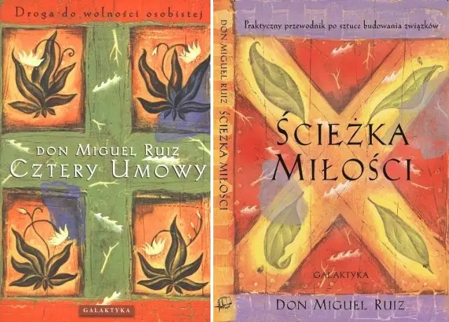 PAK Don Miguel Ruiz Ścieżka miłości + Cztery umowy Droga do wolności - Don Miguel Ruiz