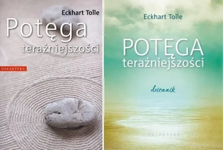 PAKIET 2x Eckhart Tolle Potęga teraźniejszości + Dziennk - Eckhart Tolle