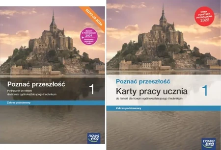 POZNAĆ PRZESZŁOŚĆ 1 PODRĘCZNIK + KARTY PRACY PODSTAWOWY NOWA ERA 2024 LO - Krzysztof Jurek