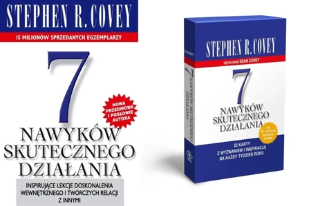 Pakiet 7 nawyków skutecznego działania + 52 karty z wyzwaniami S. Covey - Stephen R. Covey