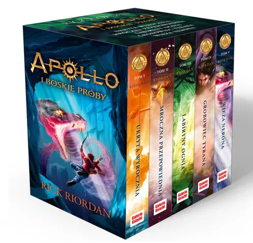 Pakiet Apollo i boskie próby - Rick Riordan