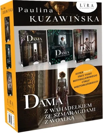 Pakiet: Dama z wahadełkiem, ze szmaragdami,... - Paulina Kuzawińska