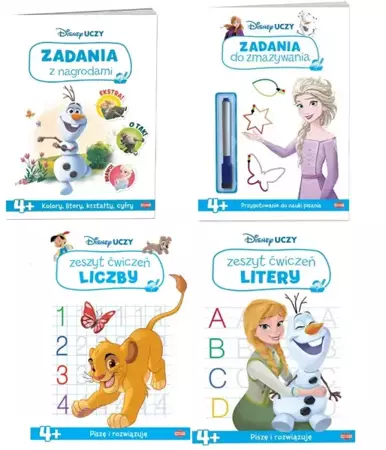 Pakiet Disney uczy dla dziewczynki Edukacyjne - Opracowanie zbiorowe