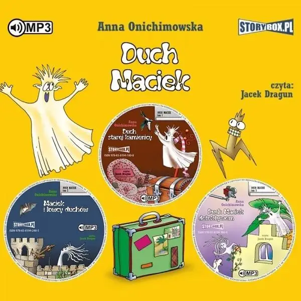 Pakiet Duch Maciek T.1-3 Audiobook - Anna Onichimowska