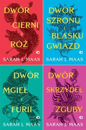 Pakiet Dwór cierni i róż Tomy 1-3.5 Sarah J. Maas - Sarah J. Maas