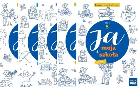 Pakiet: Ja i Moja Szkoła na nowo SP 1 cz.1-5 - Jolanta Faliszewska