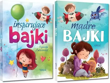 Pakiet: Mądre bajki/Inspirujące bajki. Greg. - Agnieszka Antosiewicz