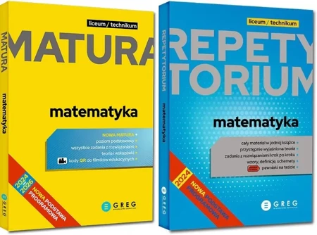 Pakiet Matura. Matematyka. Liceum i technikum Matura 2024-2026 repetytorium