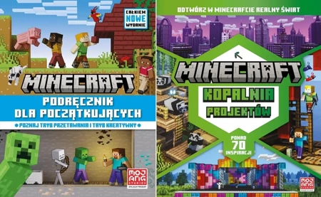 Pakiet Minecraft Podręcznik dla początkujących + Kopalnia projektów - praca zbiorowa