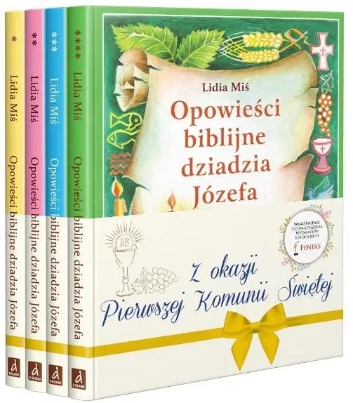 Pakiet: Opowieści biblijne dziadzia Józefa T.1-4 - Lidia Miś