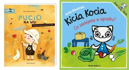 Pakiet: Pucio na wsi + Kicia Kocia Co zasiejemy - Marta Galewska-Kustra