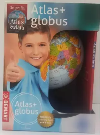 Pakiet: Szkolny atlas geograficzny + globus w.2020 - praca zbiorowa