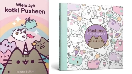 Pakiet Wiele żyć kotki Pusheen, Pusheen kolorowanka Na prezent Dla dzieci - Claire Belton