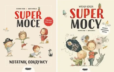Pakiet Wielka księga supermocy + Supermoce Notatnik odkrywcy - Susanna Isern, Rocio Bonilla