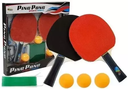 Paletki do Ping Ponga + siatka - Leantoys