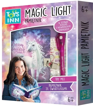 Pamiętnik Magic Light Unicorn STnux