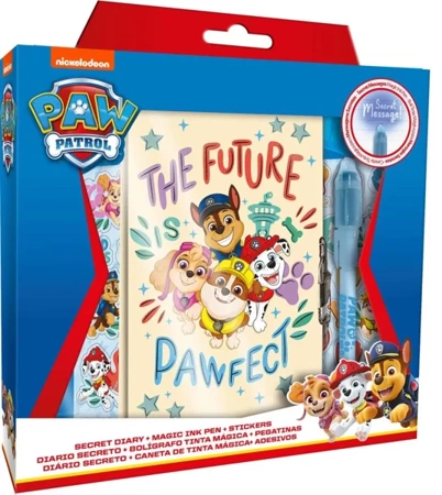 Pamiętnik z magicznym długopisem Paw Patrol PW19970 - Kids Euroswan