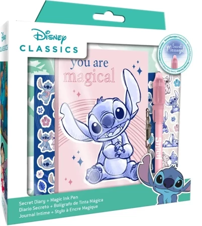 Pamiętnik z magicznym długopisem Stitch ST00012 - Kids Euroswan