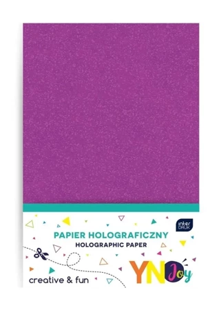 Papier dekoracyjny A4/10K Holo - INTERDRUK