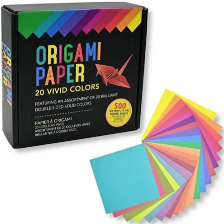 Papier origami kolorowy 500szt - Peter Pauper Press