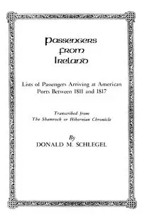 Passengers from Ireland - Donald M. Schlegel