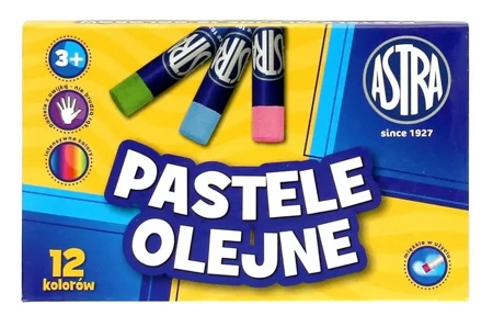 Pastele olejne 12 kolorów ASTRA - ASTRA papiernicze