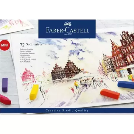 Pastele suche CS mini 72 kolory FABER CASTELL