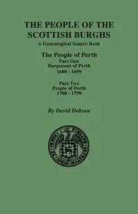 People of the Scottish Burghs - David Dobson