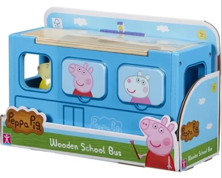 Peppa - Drewniany autobus sorter - TM Toys