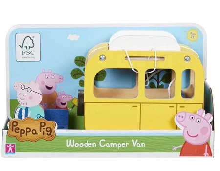 Peppa Pig - Drewniany kamper z figurką - TM Toys