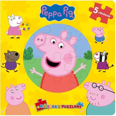 Peppa Pig. Książka z puzzlami - praca zbiorowa