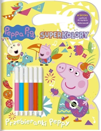 Peppa Pig. Superkolory cz.5 Przebieranki Peppy - praca zbiorowa