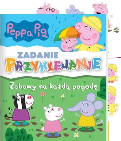 Peppa Pig. Zadanie Przyklejanie - praca zbiorowa