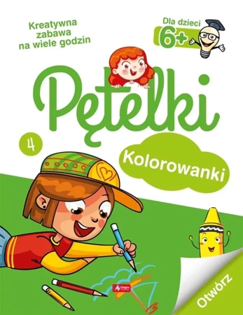 Pętelki. Kolorowanki - praca zbiorowa