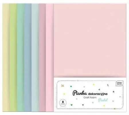 Pianka dekoracyjna 8szt pastel - INTERDRUK