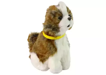 Pies interaktywny pluszowy Shitzu - Leantoys
