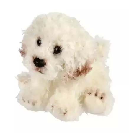 Pies rasy Bichon Friese 13 cm - SUKI plusz