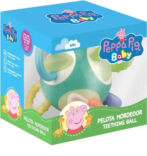 Piłeczka do gryzienia Peppa Pig - Kids Euroswan