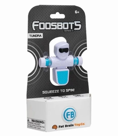 Piłkarzyki Foosbots - pojedynczy piłkarzyk Biały - Fat Brain Toy Co