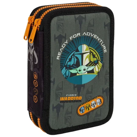 Piórnik 2-komorowy z wyposażeniem CoolPack Disney Core Jumper 2 Mandalorian