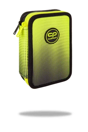 Piórnik 2-komorowy z wyposażeniem Coolpack jumper 3 gradient lemon - PATIO