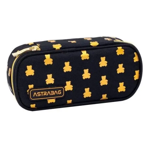 Piórnik Astrabag Golden Teddy AC6 ASTRA - ASTRA papiernicze