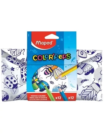 Piórnik Colorpeps do pokolorowoania + akcesoria - Maped