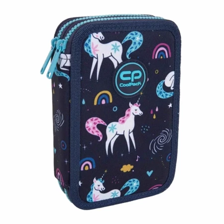 Piórnik podwójny z wyposażeniem Coolpack Jumper 2 Mrs Unicorn - PATIO