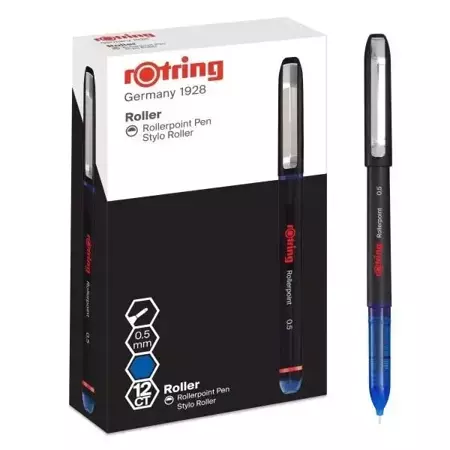 Pióro kulkowe 0.5mm niebieskie (12szt) - Rotring