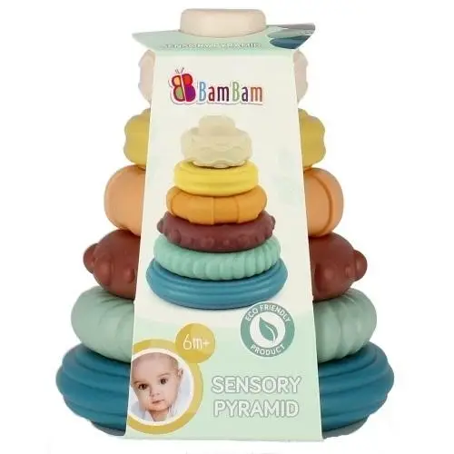 Piramidka edukacyjna pastel BAM BAM - BAM BAM